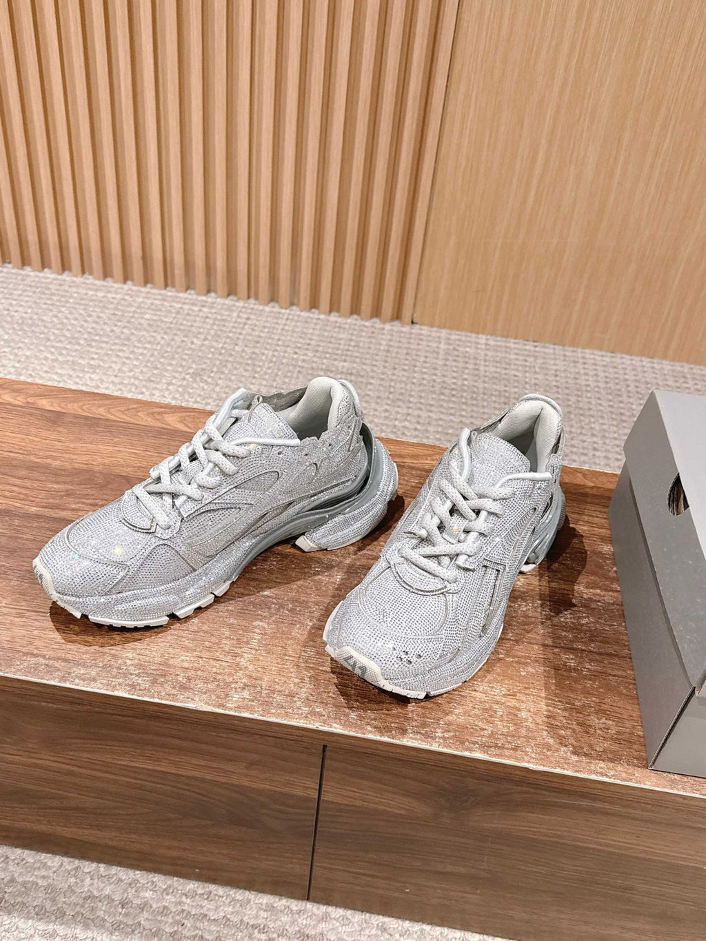 Balenciaga  Runner Sneaker With Rhinestones #333852