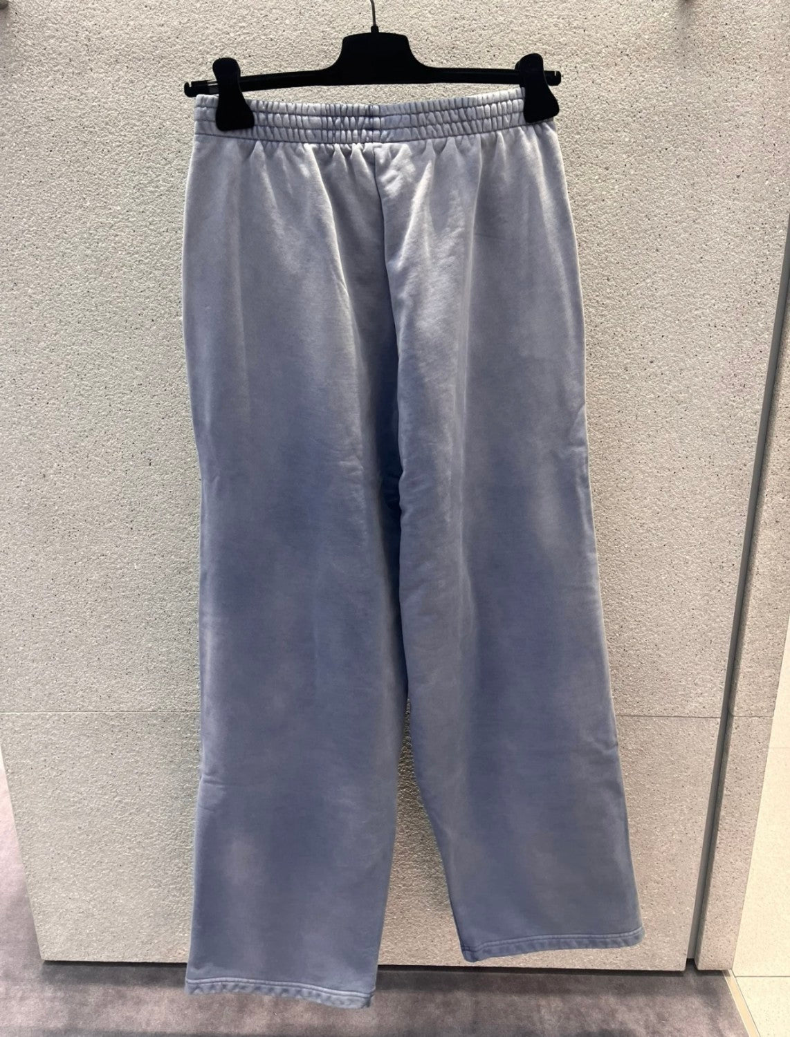 Balenciaga Men's Four Seasons Logo Printed Mid Waist Washed Gradient Loose Casual Sweatpants #71895