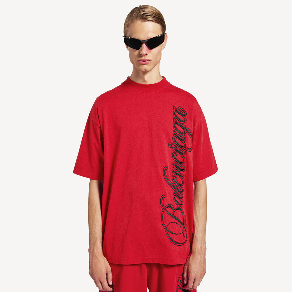 Balenciaga Cursive T-shirt Medium Fit #377640