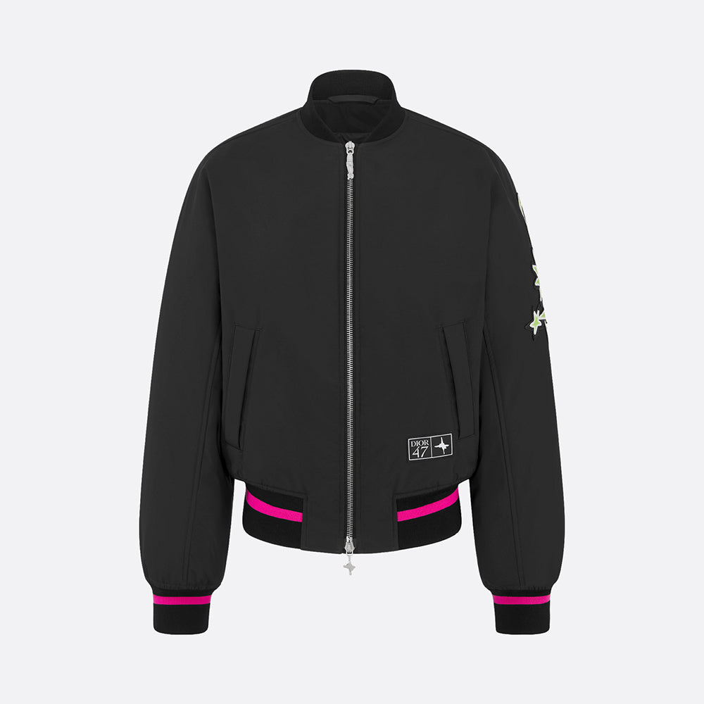 Dior and Lewis Hamilton Short Jacket Black Technical Fabric #333909