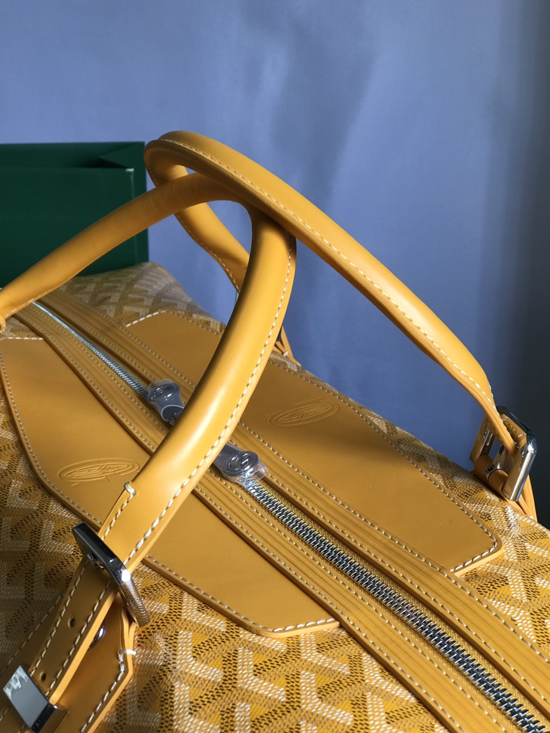 GOYARD Bowling45 Men's And Women's Fashion Classic All-over Print Zipper Closure Canvas Leather Oversized Travel Bag Bags BOWLIN045TY33CL33P #78364