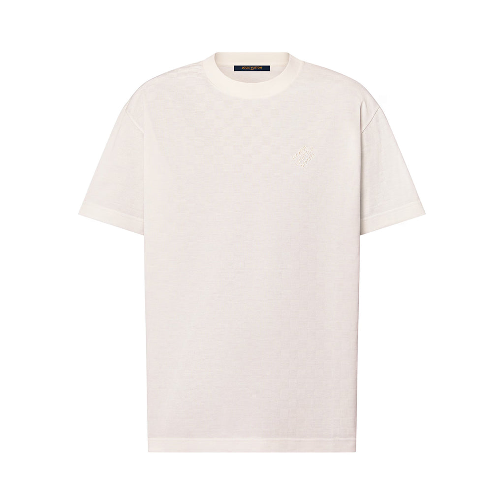 Louis Vuitton Men's Summer Solid Color Letter Logo Round Neck Cotton Short Sleeve T-Shirt #75784