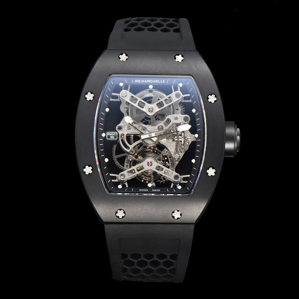Richard Mille Men's Fabric Strap Anti-Glare Sapphire Glass Manual Mechanical Movement Watch #98592