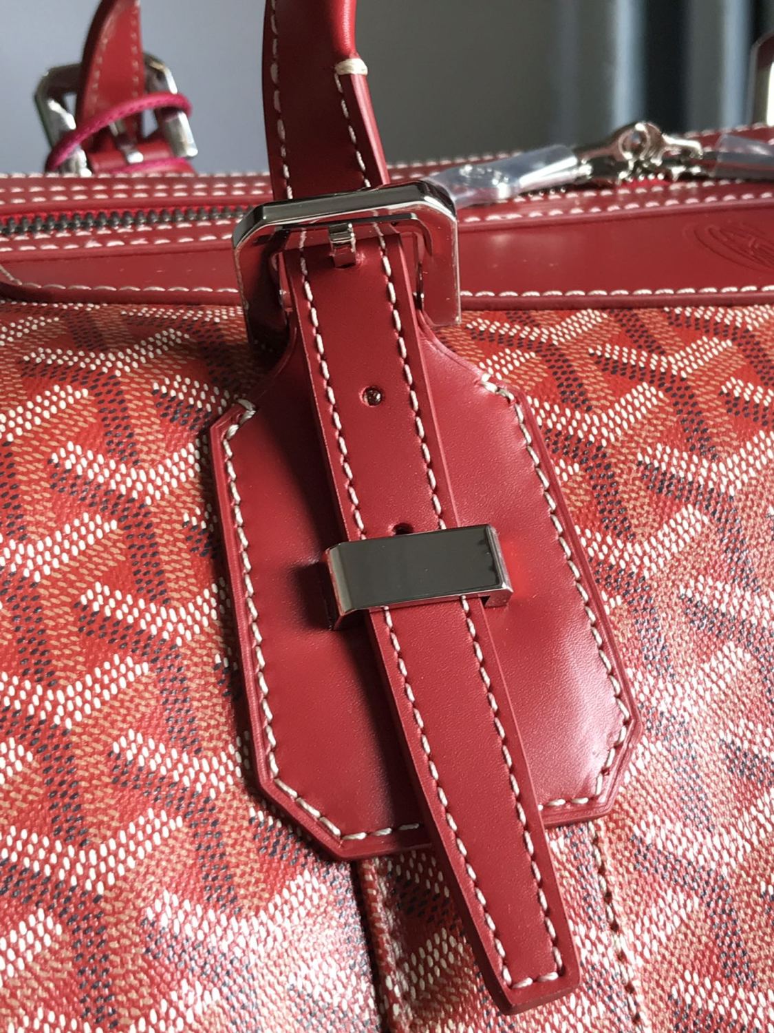 GOYARD Bowling45 Men's And Women's Fashion Classic All-over Print Zipper Closure Canvas Leather Oversized Travel Bag Bags BOWLIN045TY33CL33P #78364