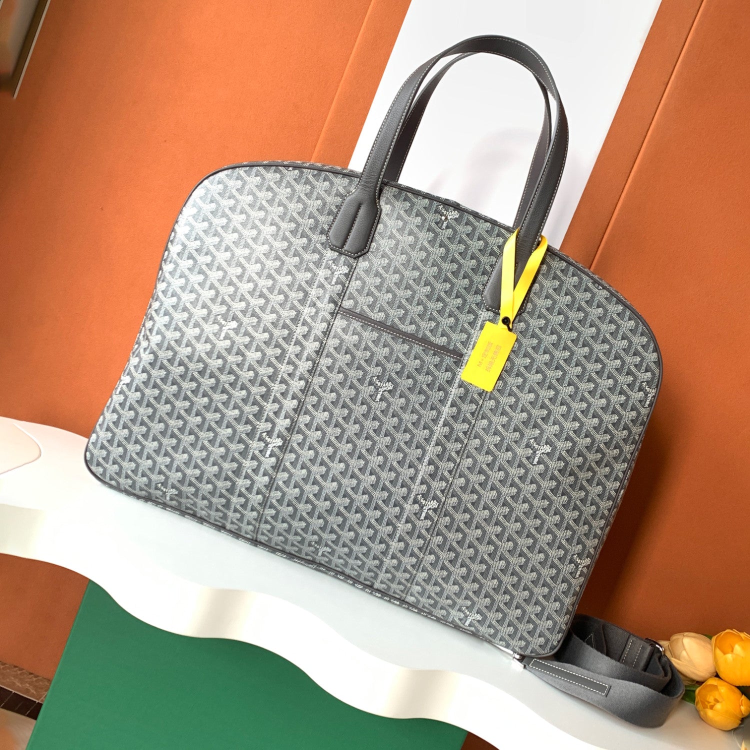 GOYARD Men's Women's Savile Row Clothes Bag Full Print Zipper Closure Handbag Solid Color Travel Bag Bags SAVIL2GMLTY01CL01P #77626
