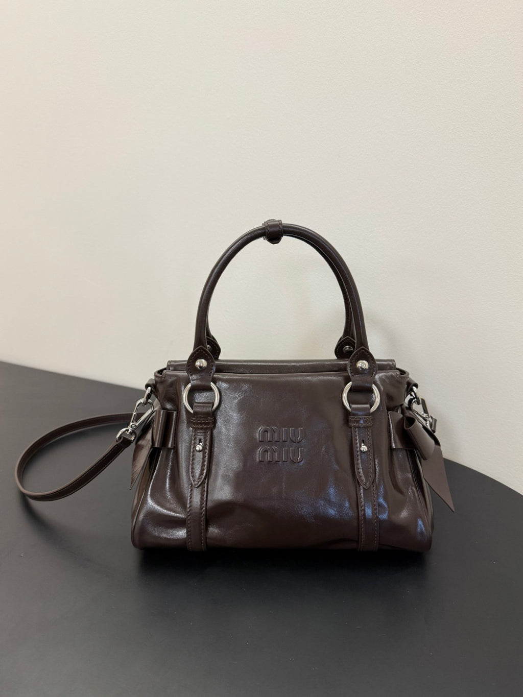 Miumiu Bow Motorcycle Bag #337185