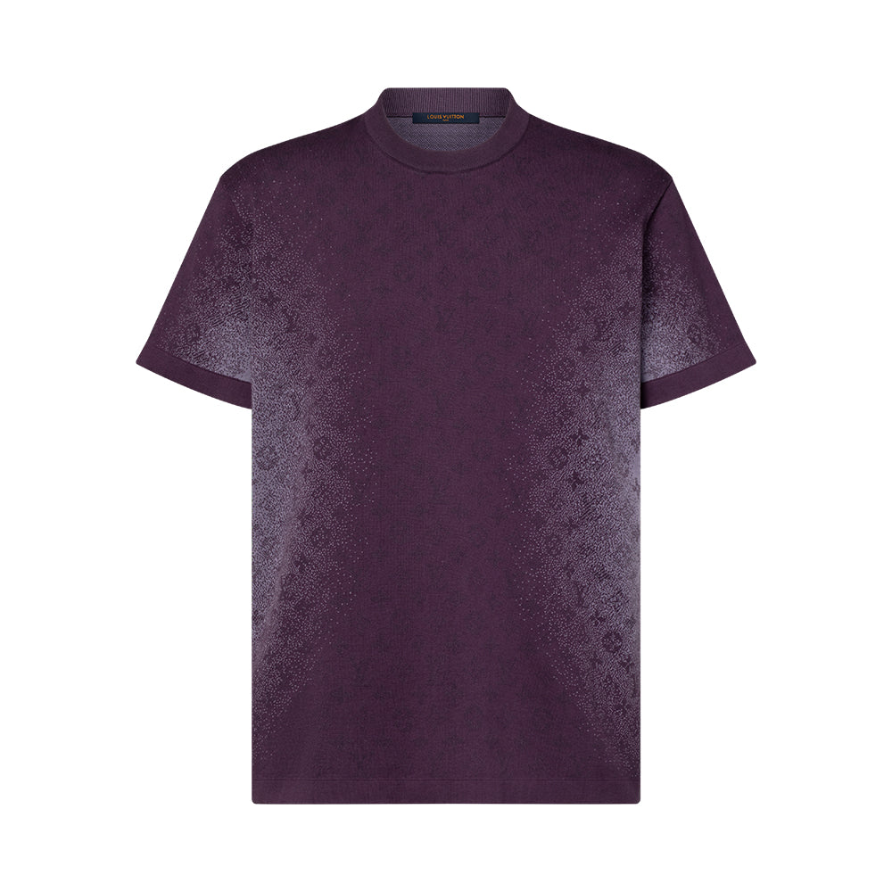 LOUIS VUITTON Monogram Jacquard Short-Sleeved Crewneck #376469