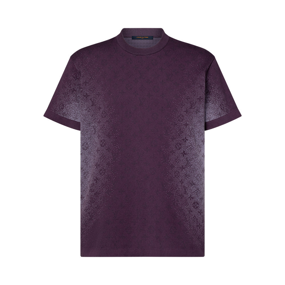 LOUIS VUITTON Monogram Jacquard Short-Sleeved Crewneck #376469