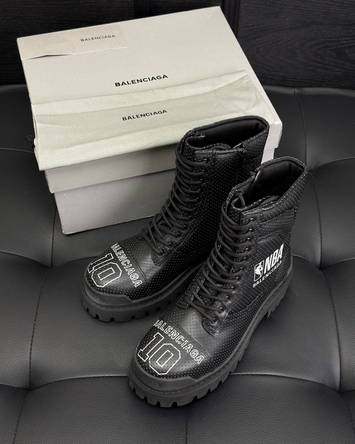 Balenciaga Nba Collaboration Combat Strike Boot #378532