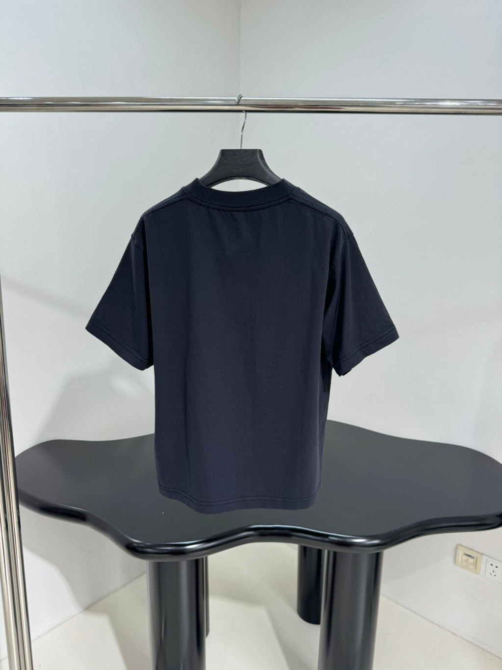 Balenciaga LUXURY SCRIPT Men's And Women's Summer Fashion Casual Crew Neck Pullover Vintage Plain Weave Knit Fabric Loose Fit Short Sleeve T-Shirt #79163