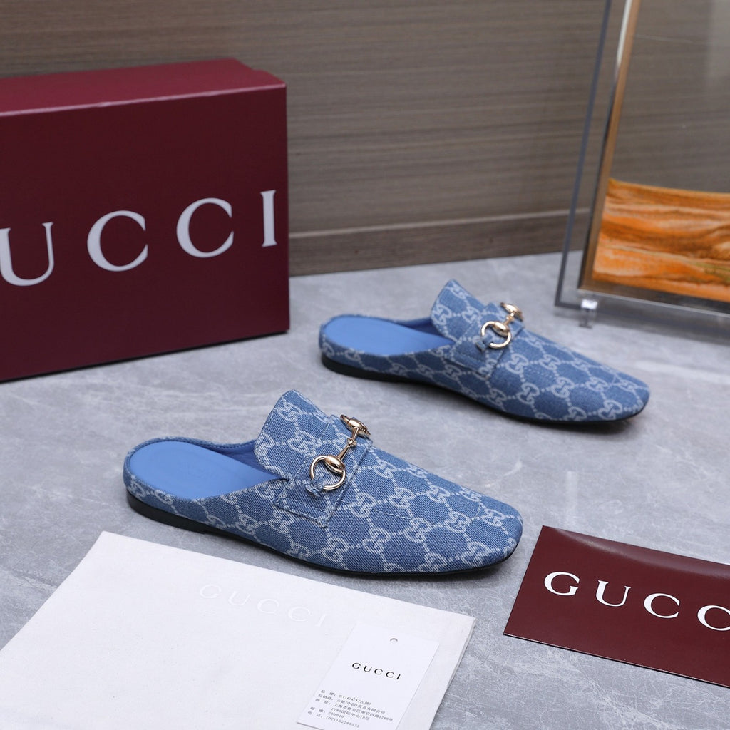 Gucci Flat Loafers Slippers #388039