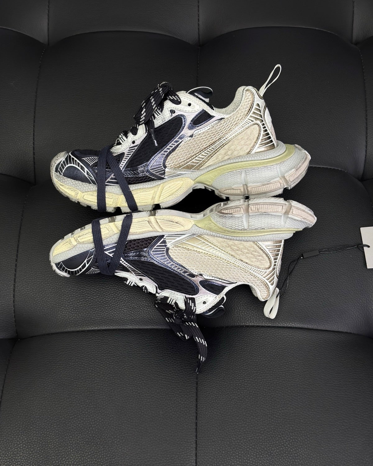 Balenciaga Men's 3xl Split Logo Sneaker #376545