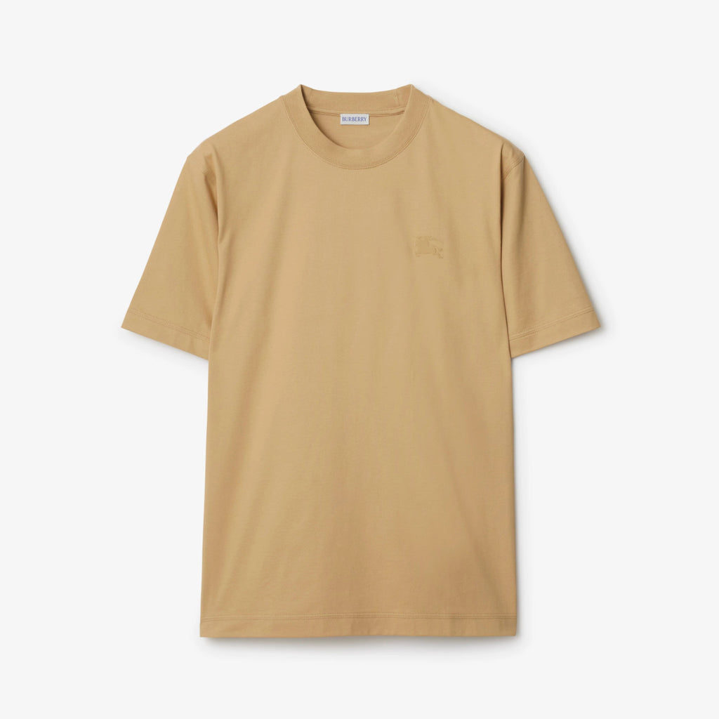 Burberry Men's Summer Knight Graphic Printed Solid Color Round Neck Cotton Short Sleeve T-Shirt #76248