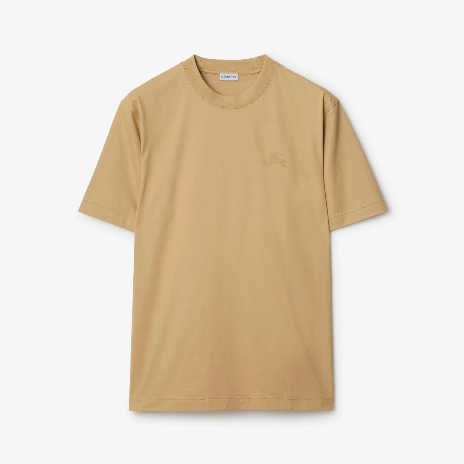 Burberry Men's Summer Knight Graphic Printed Solid Color Round Neck Cotton Short Sleeve T-Shirt #76248