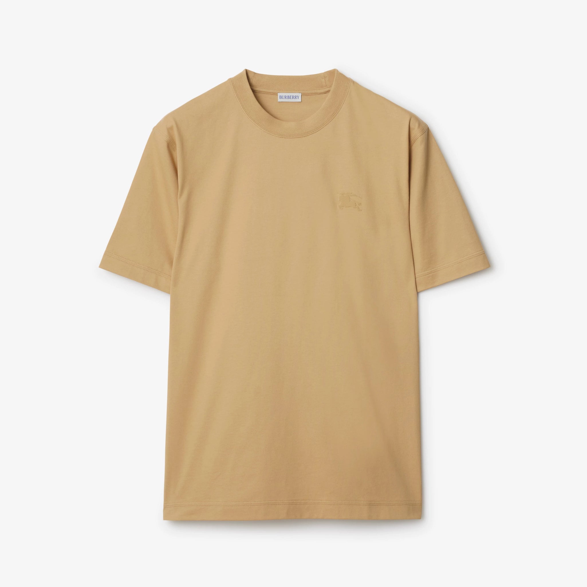 Burberry Men's Summer Knight Graphic Printed Solid Color Round Neck Cotton Short Sleeve T-Shirt #76248