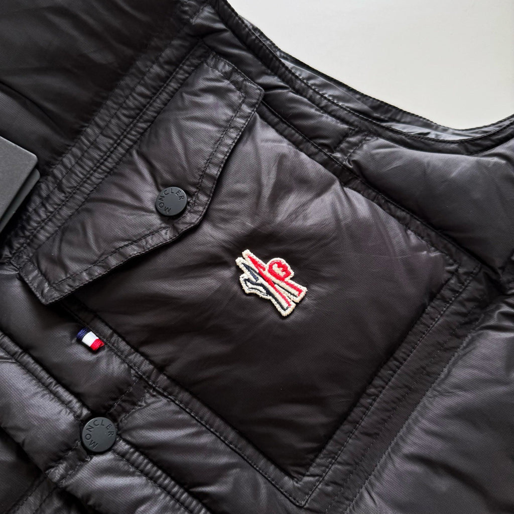 Moncler Grenoble Nantu Collection Men's And Women's Zipper Pocket Reflective Details Vest  Black #332207