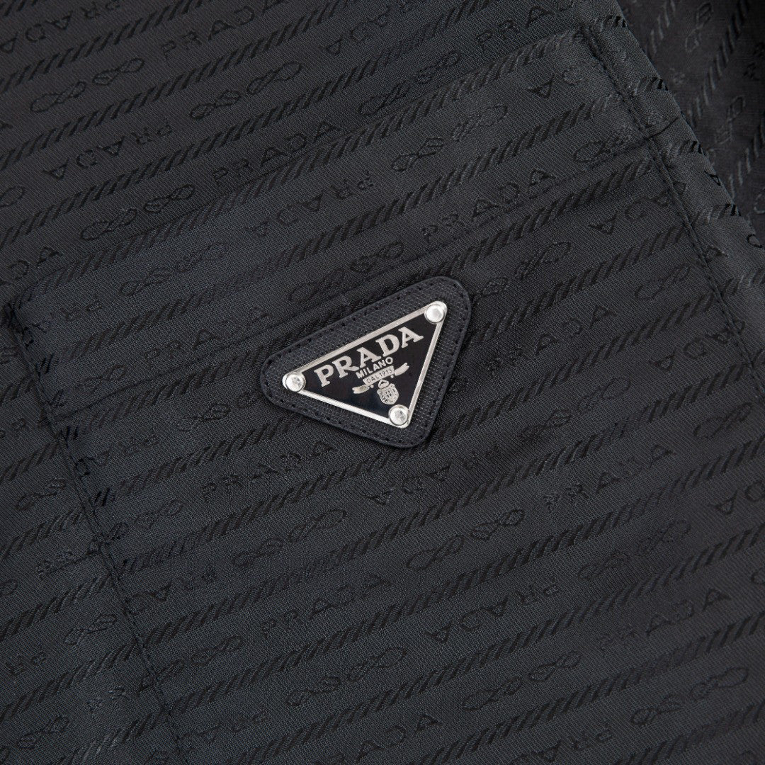 Prada zipper short sleeve shirt T-shirt #98159