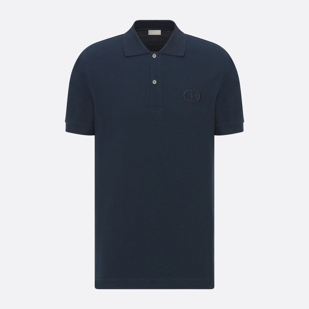 Dior Men's Summer Solid Color Logo Letter Embroidered Polo Shirt Short Sleeve T-Shirt #99929