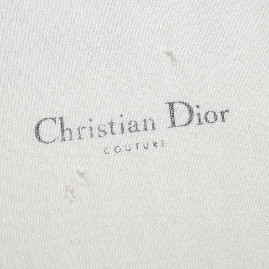 Dior Couture Relaxed-Fit T-Shirt Torn Short Sleeve Solid Colour #96329