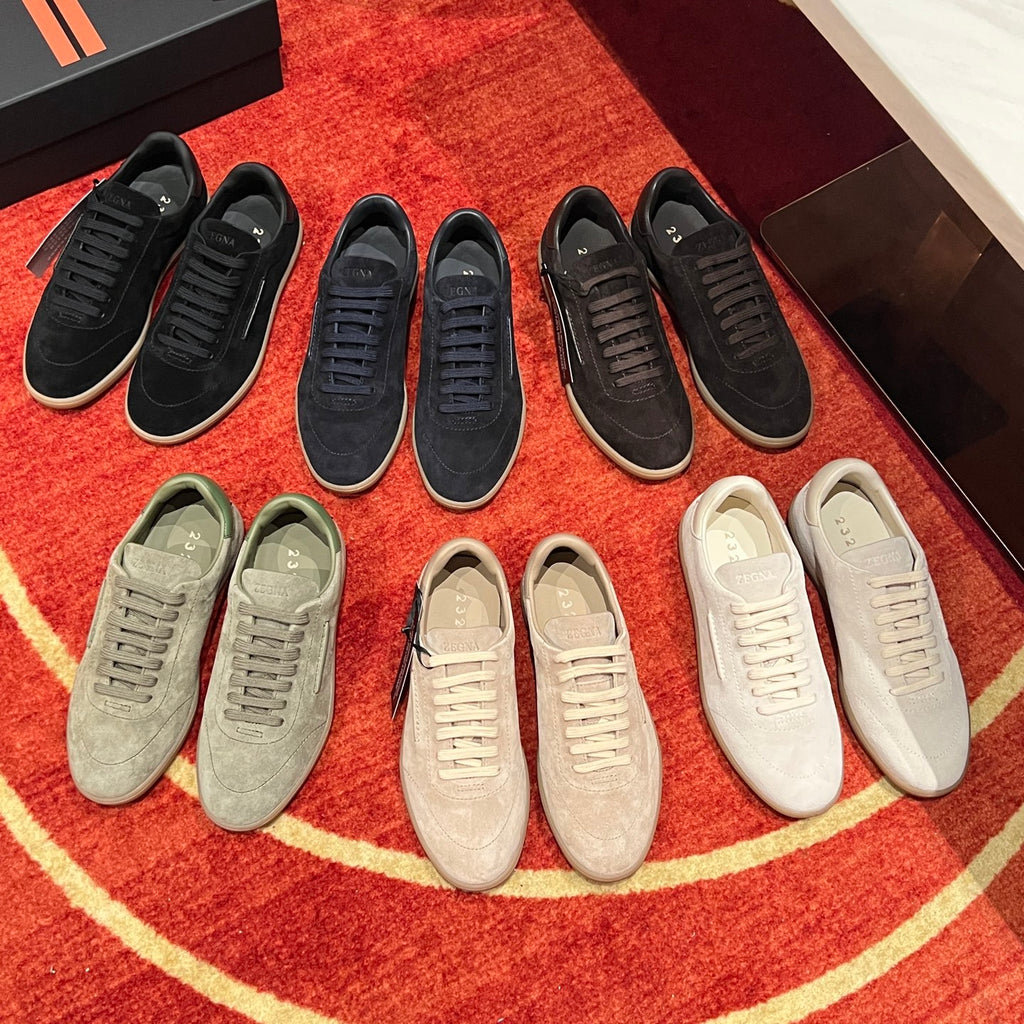 Zegna 232 Suede Sneakers #384742