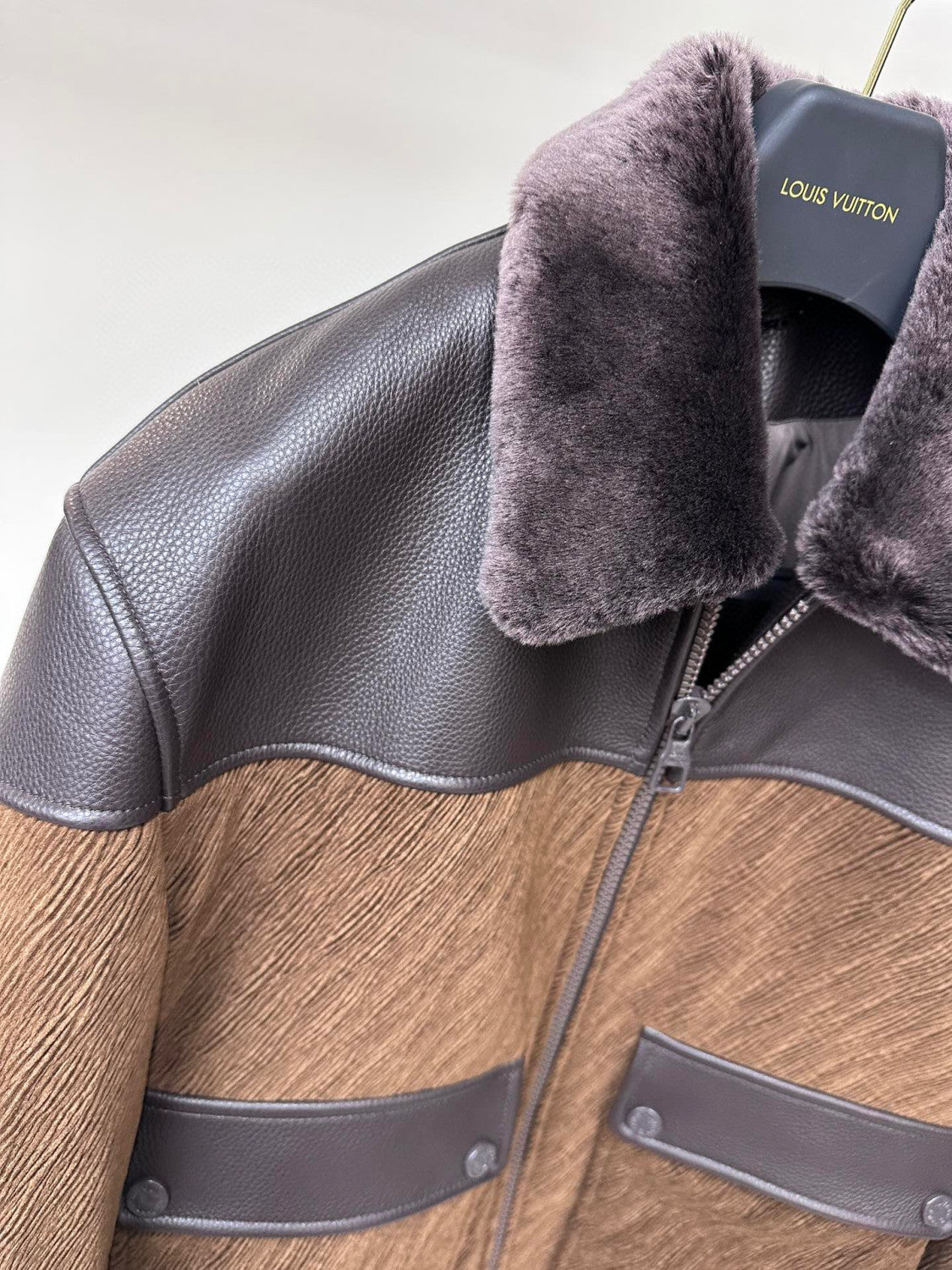 Louis Vuitton Mix Leather Blouson Jacket #96816