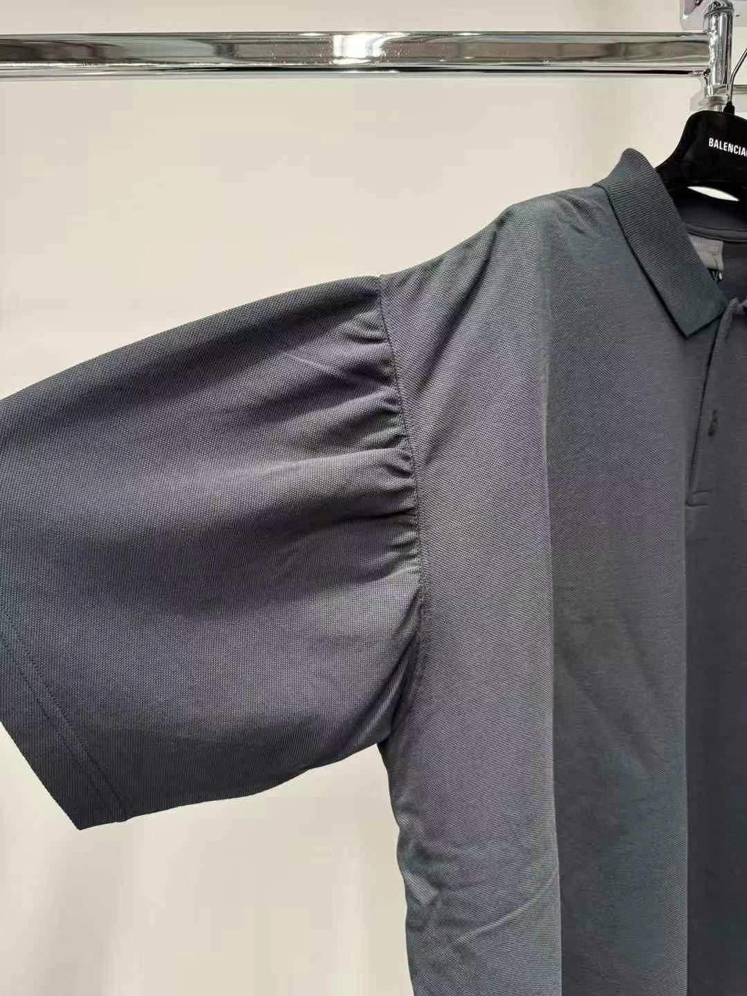 BALENCIAGA Men's Political Campaign Short Sleeve Regular Polo #335437