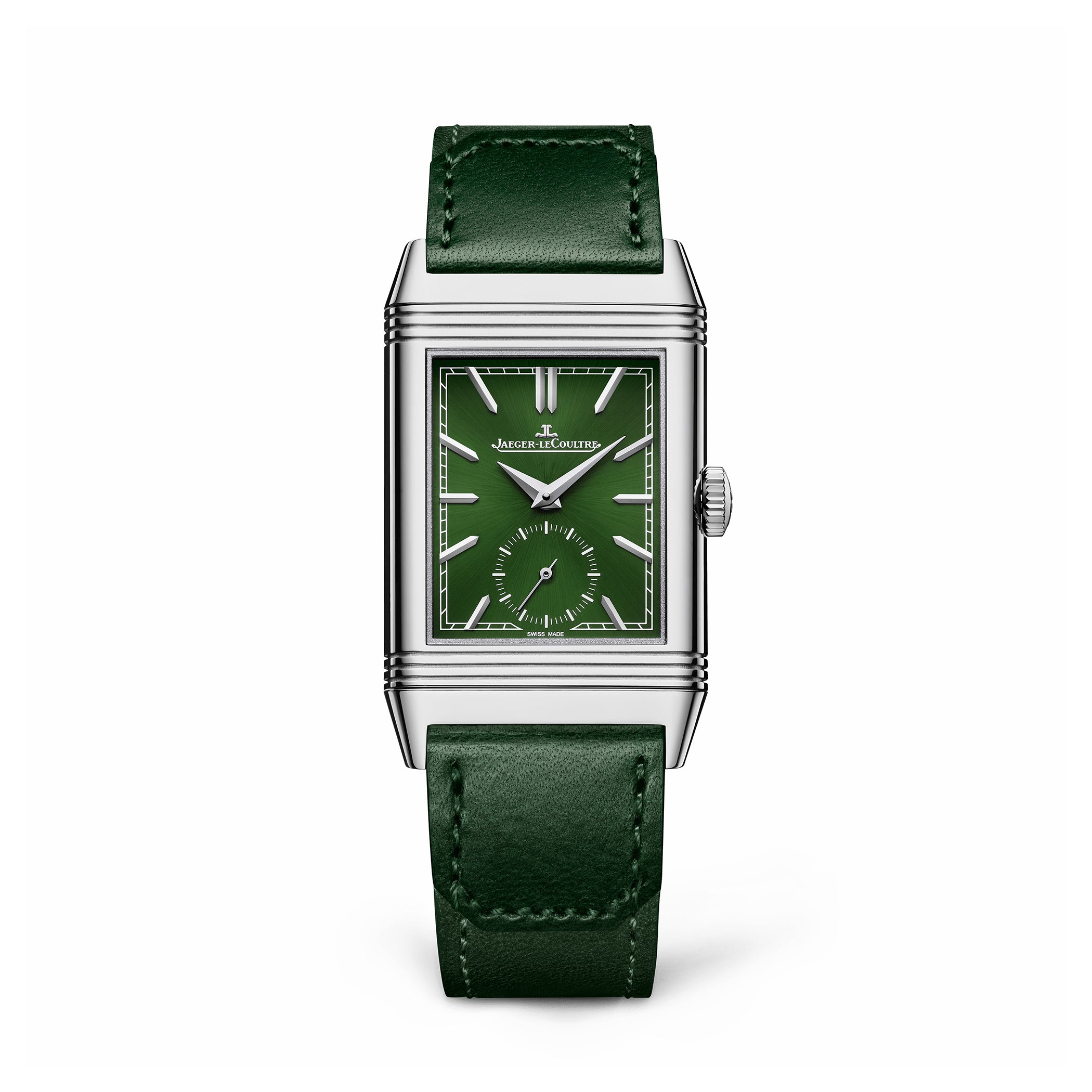 Jaeger LeCoultre Italian Calfskin Reversible Mechanical Watch #96921