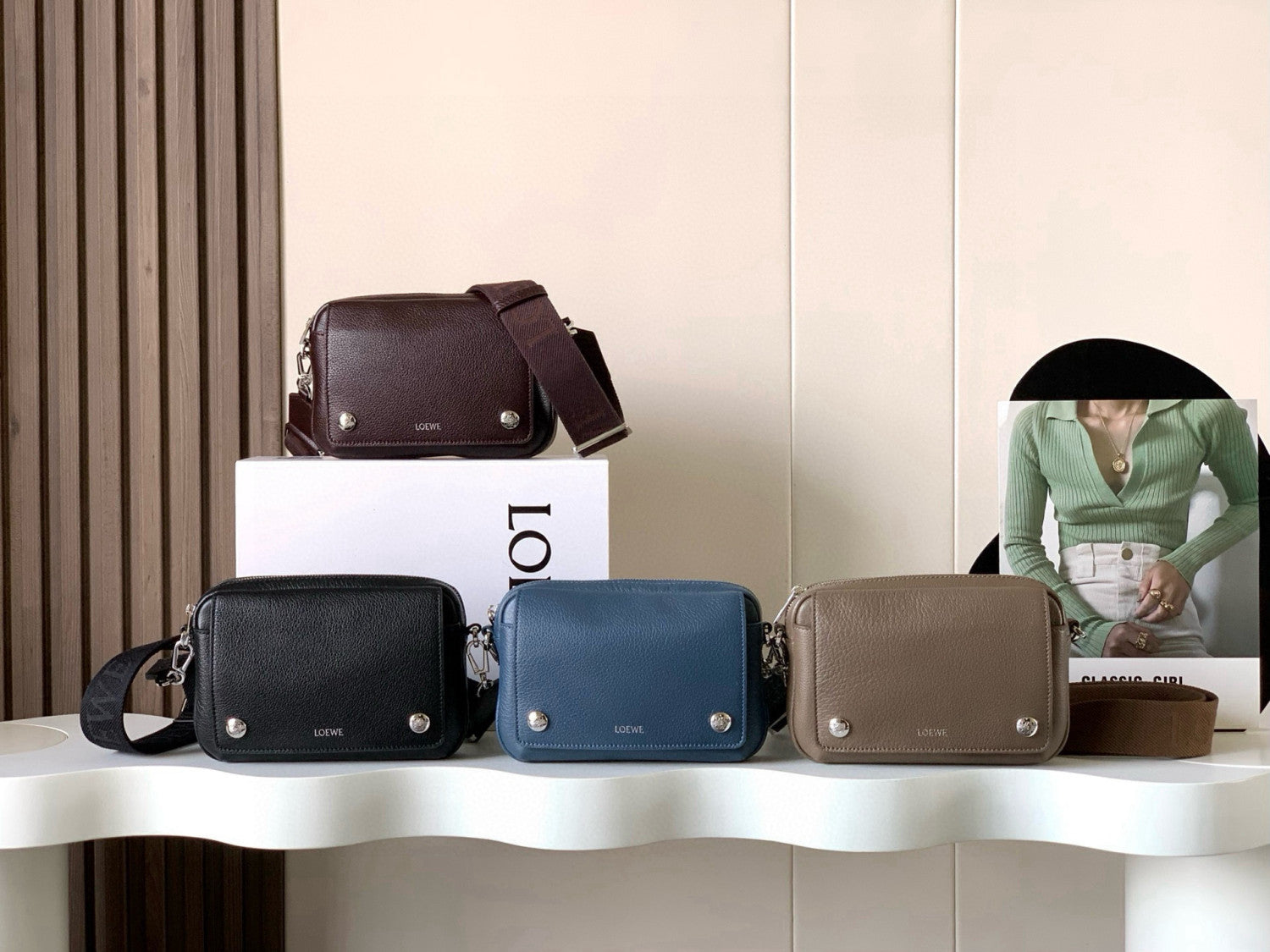 Dior Soft Pebble-grain cowhide leather messenger bag Bags 1LLSH260KEN_H720 #82506A