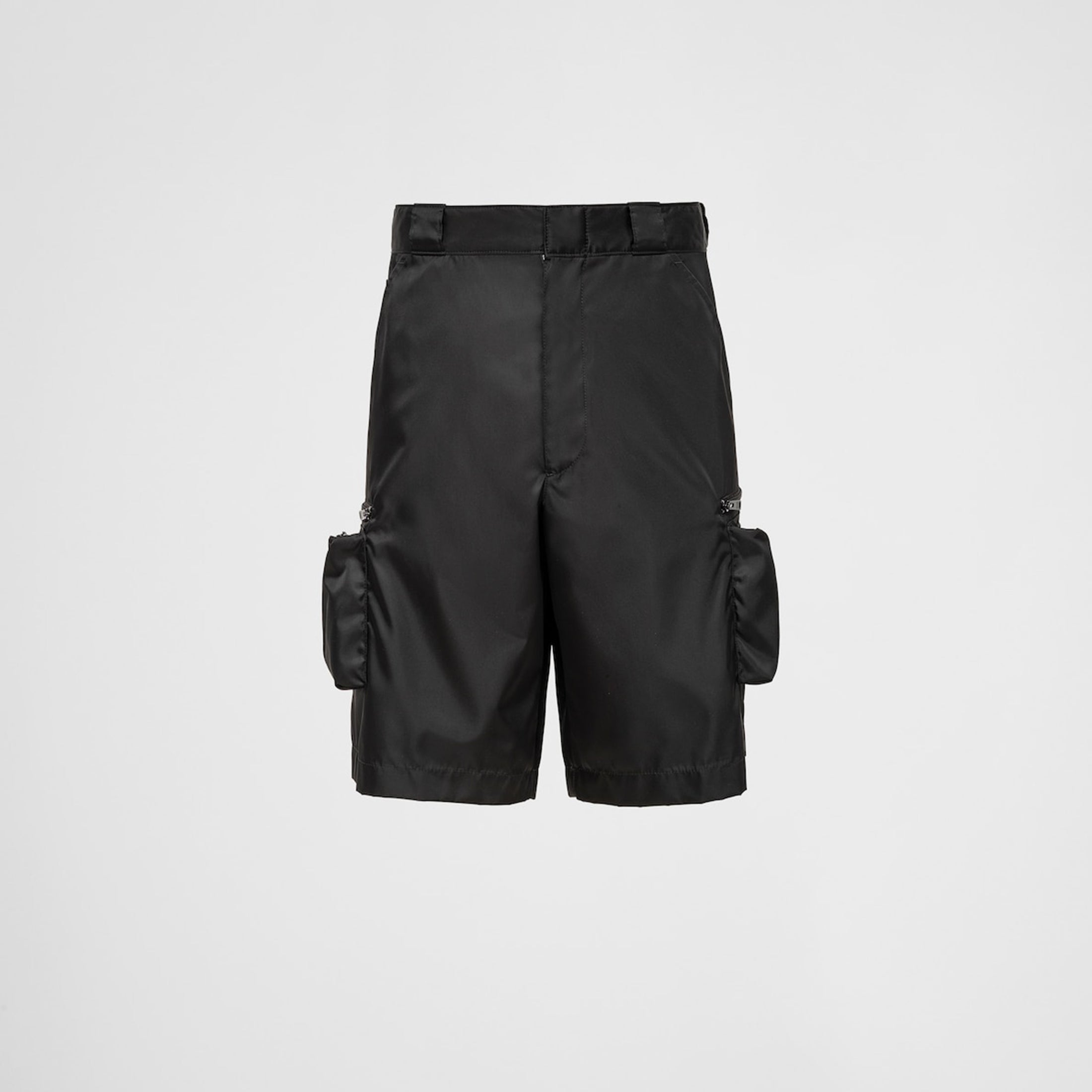 Prada Men's Spring Summer Super Cool Pocket Shorts Thin Black High Street Casual Comfortable Shorts #99289