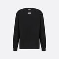 Dior Men's Spring/Fall Fashion Casual Solid Color Crew Neck Loose Fit Long Sleeve Cotton Plain Weave Knit Fabric Long Sleeve Sweatshirt #78565