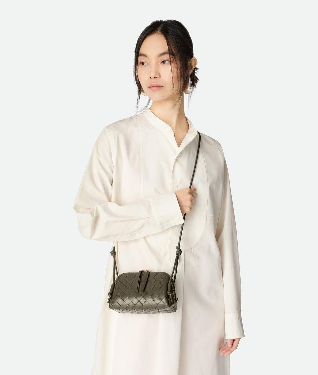 Bottega Veneta  Concert Clutch Intrecciato-woven Leather Clutch Women's Slim-strap Casual Crossbody Bag Elegant And Stylish Bags #196293