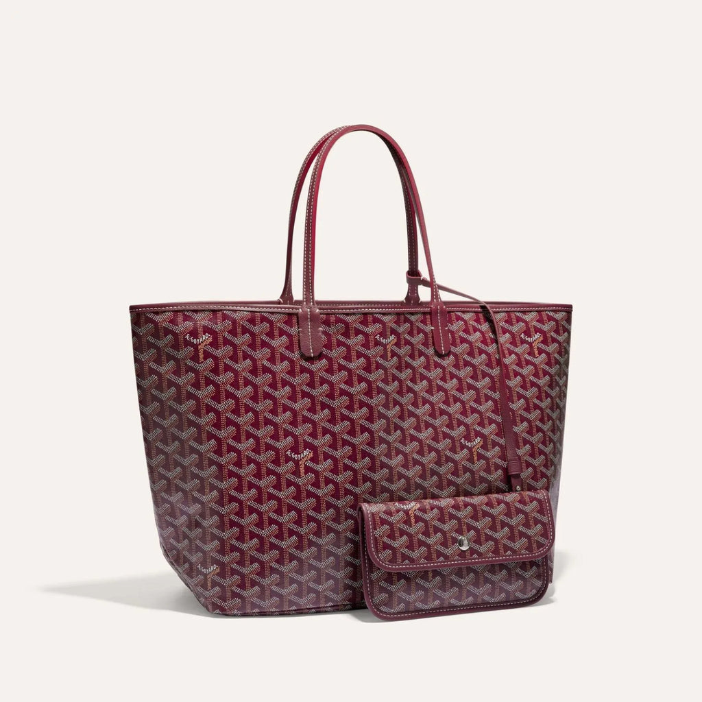 GOYARD Men's Women Saint Louis Handbag Y Full Print Casual Mother Bag Leather Shoulder Bag Tote Bags #77386