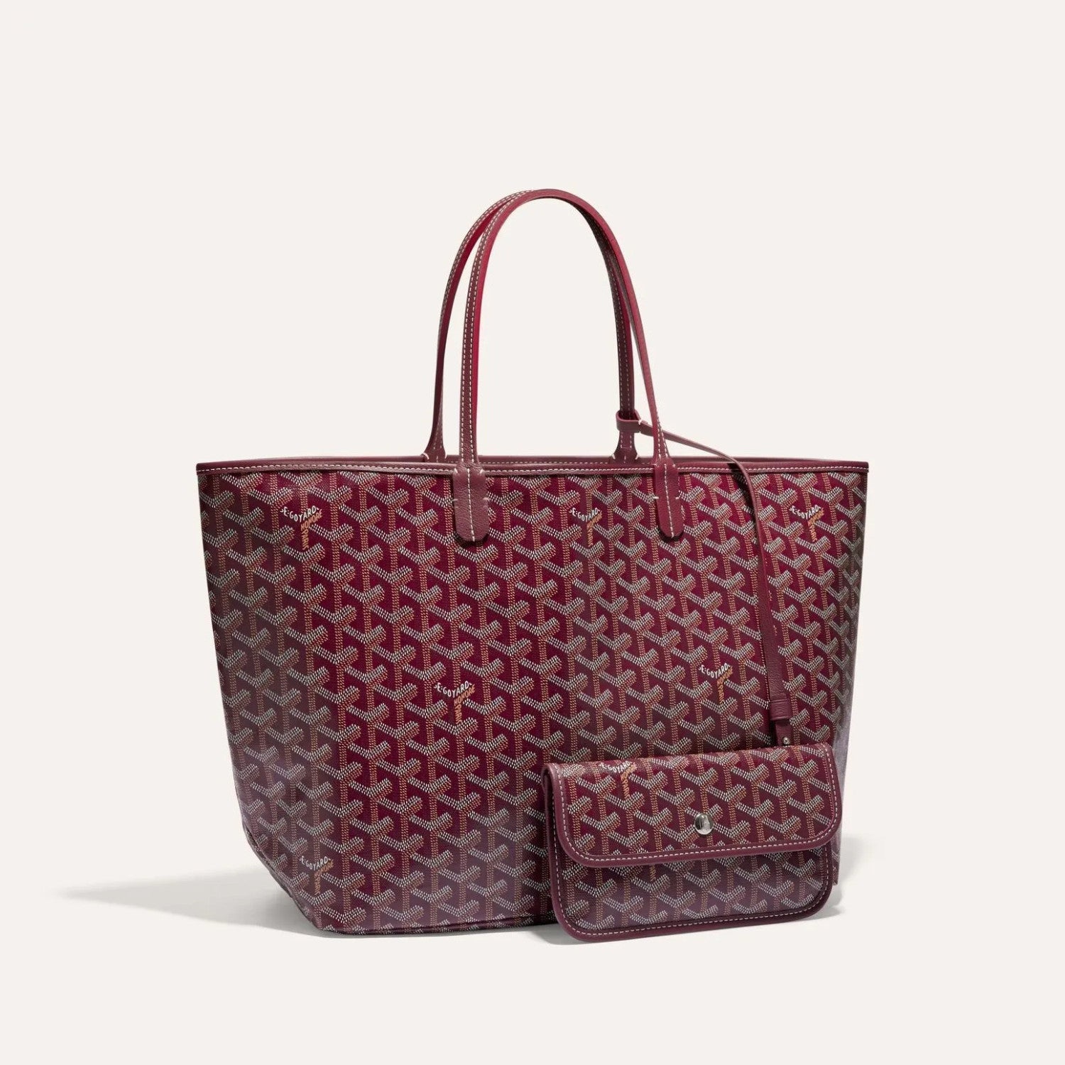GOYARD Men's Women Saint Louis Handbag Y Full Print Casual Mother Bag Leather Shoulder Bag Tote Bags #77386
