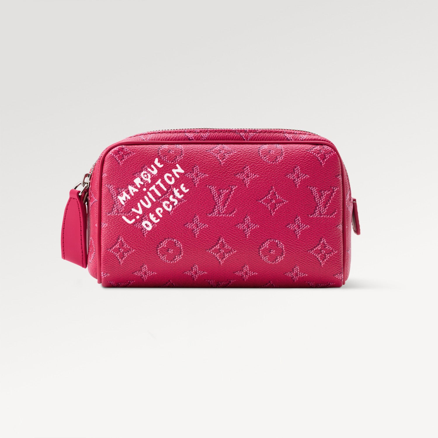 LOUIS VUITTON DOPP KIT Mini Toiletry Bag Monogram Heritage Canvas Zipper Mini Wallet Bag Bags  #82262A