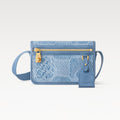 Louis Vuitton Speedy 18 Bandoulière Handbag Men's Women's Mini Crossbody Denim Embroidered Small Bag Bags N00208 #77283