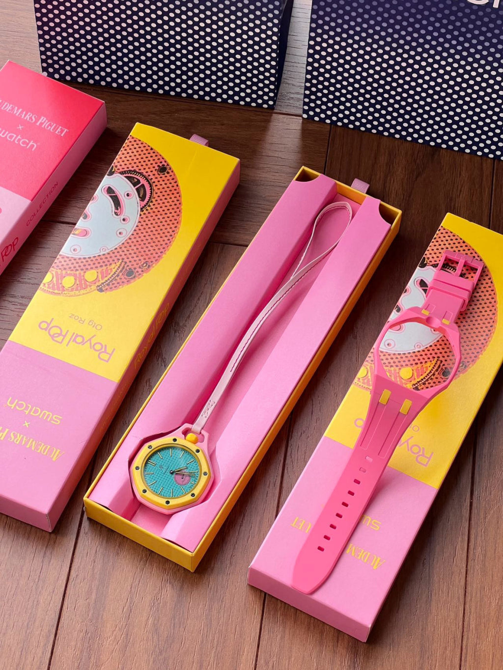 AUDEMARS PIGUET ¡Á SWATCH OTG ROZ Royal Pop Collection #385674