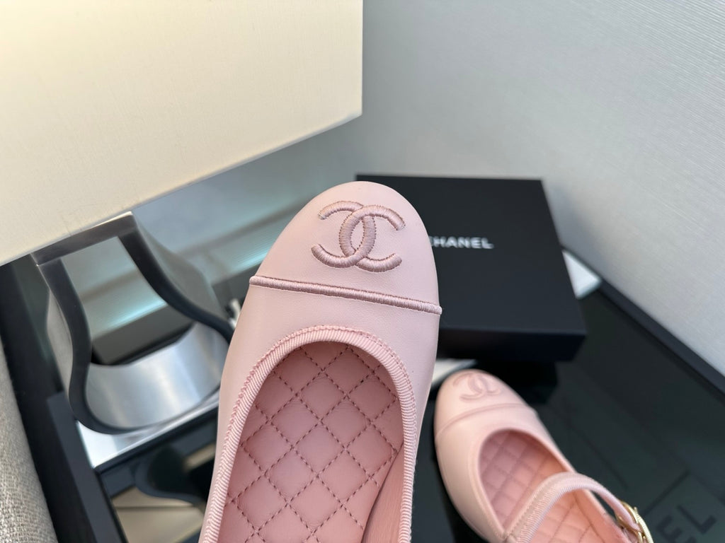 Chanel Women's Spring/Fall Fashion Classic Round Toe Slip On Solid Color Chunky Heel Buckle Mary Jane Shoes Casual Shoes #79251