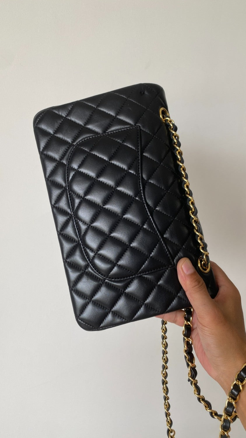 Chanel CF Women's Diamond Logo Sheepskin Shoulder Bag Medium #332608