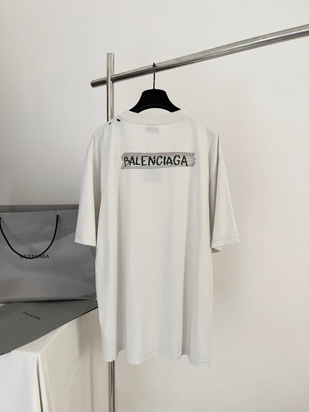 Balenciaga Masking Tape T-shirt Medium Fit #377368