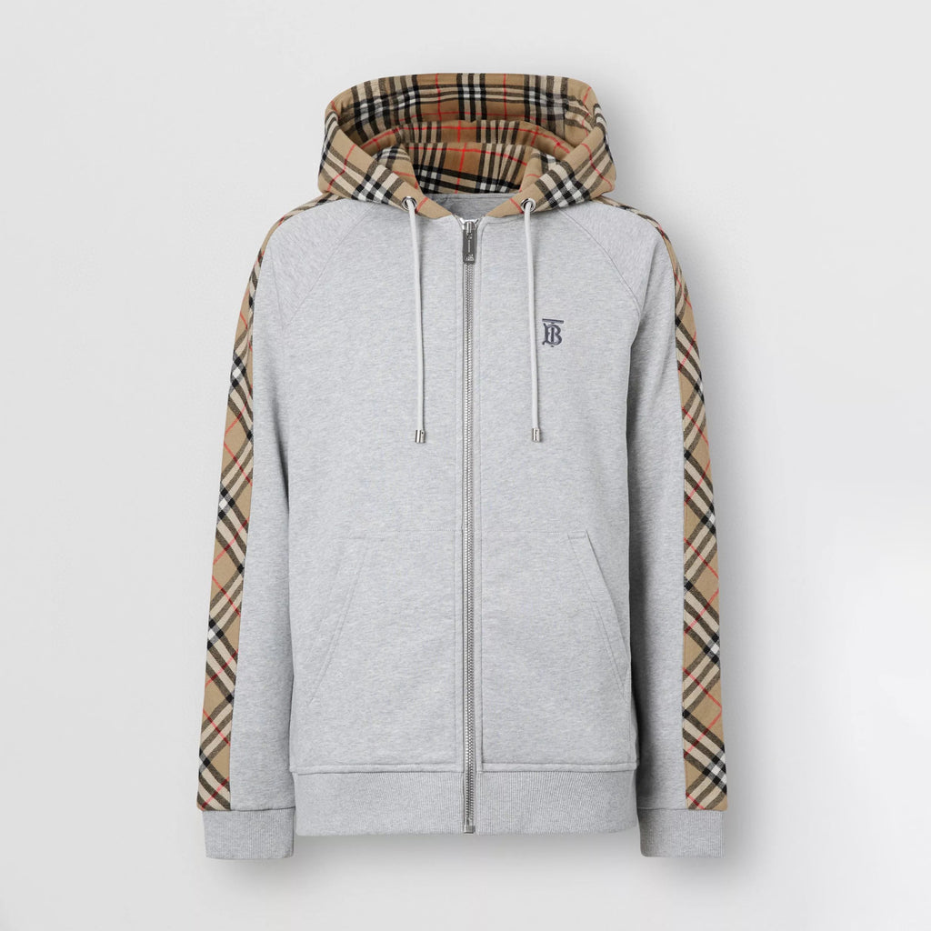 Burberry Long Sleeved Hooded Zippered Jacket #96461