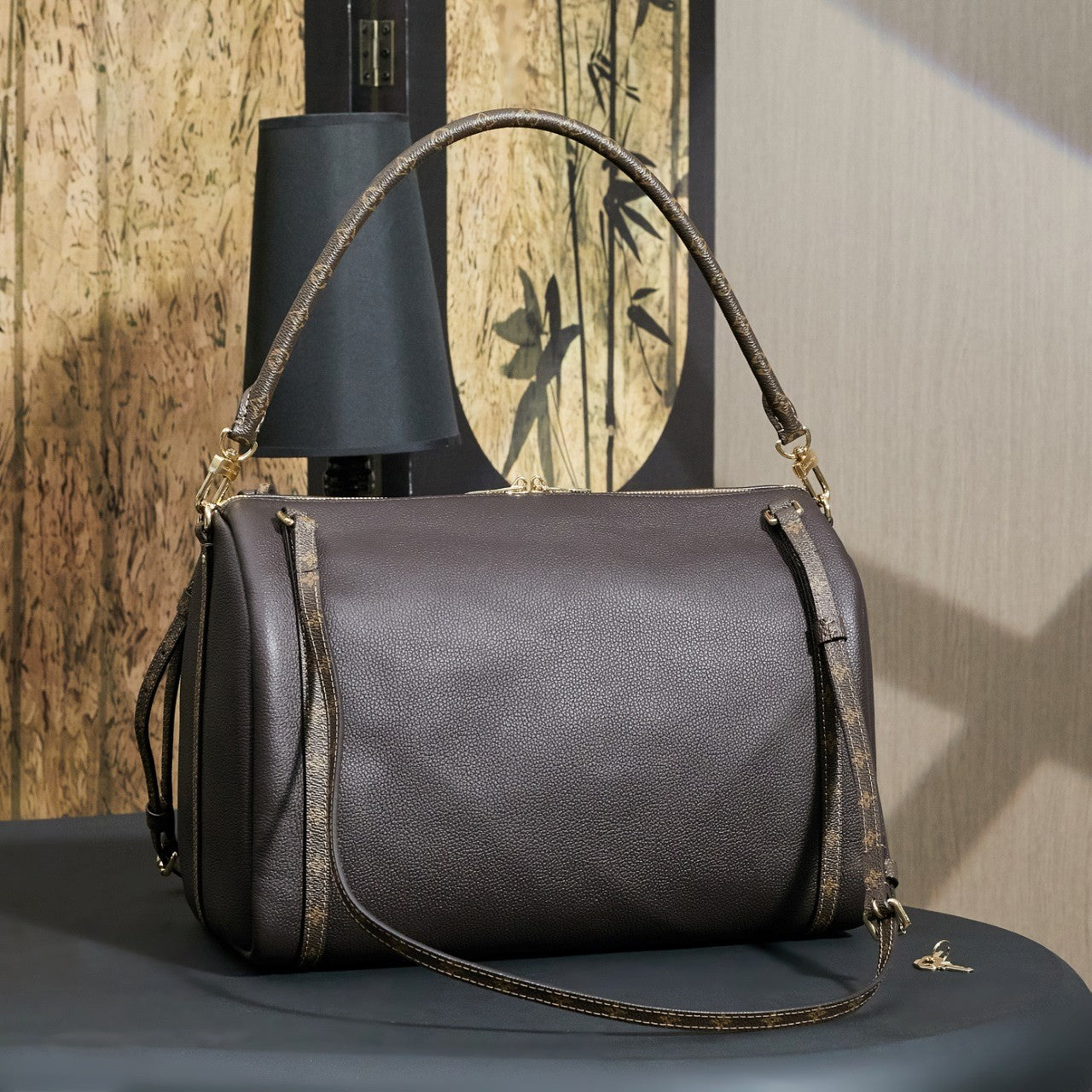 Louis Vuitton Express Cow Leather Coated Canvas Trimmed Waxed Leather Armpit Bag Shoulder Bag Crossbody Handbag M26359 M26397 #333466