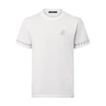 Louis Vuitton Men's Summer White Cotton Jersey Fabric Round Neck Short Sleeve T-shirt #99328