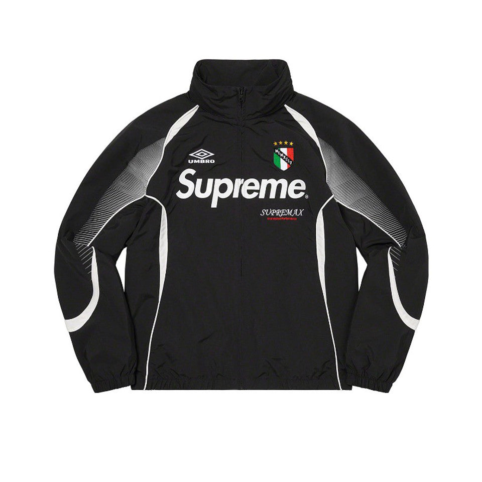 Supreme x Umbro Men's Women's Spring & Autumn Solid Color Zipper Loose Waterproof Nylon Hooded Long Sleeve Track Jacket #71417