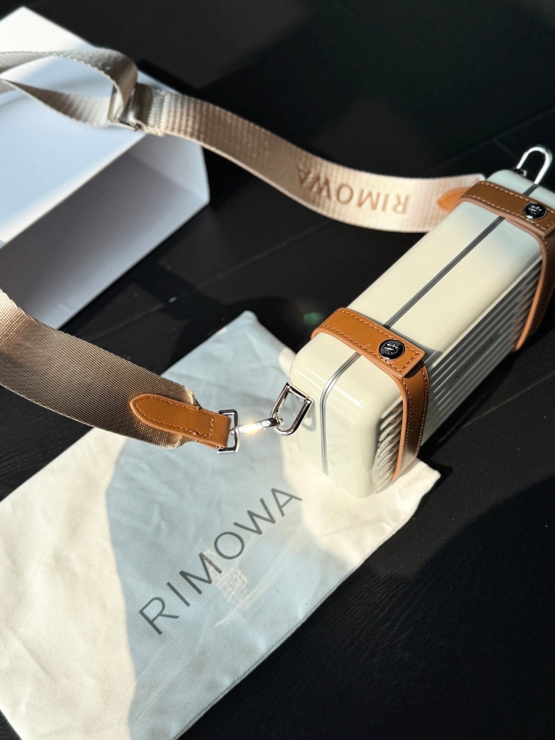 RIMOWA Personal Aluminum Cross Body Bag #337222