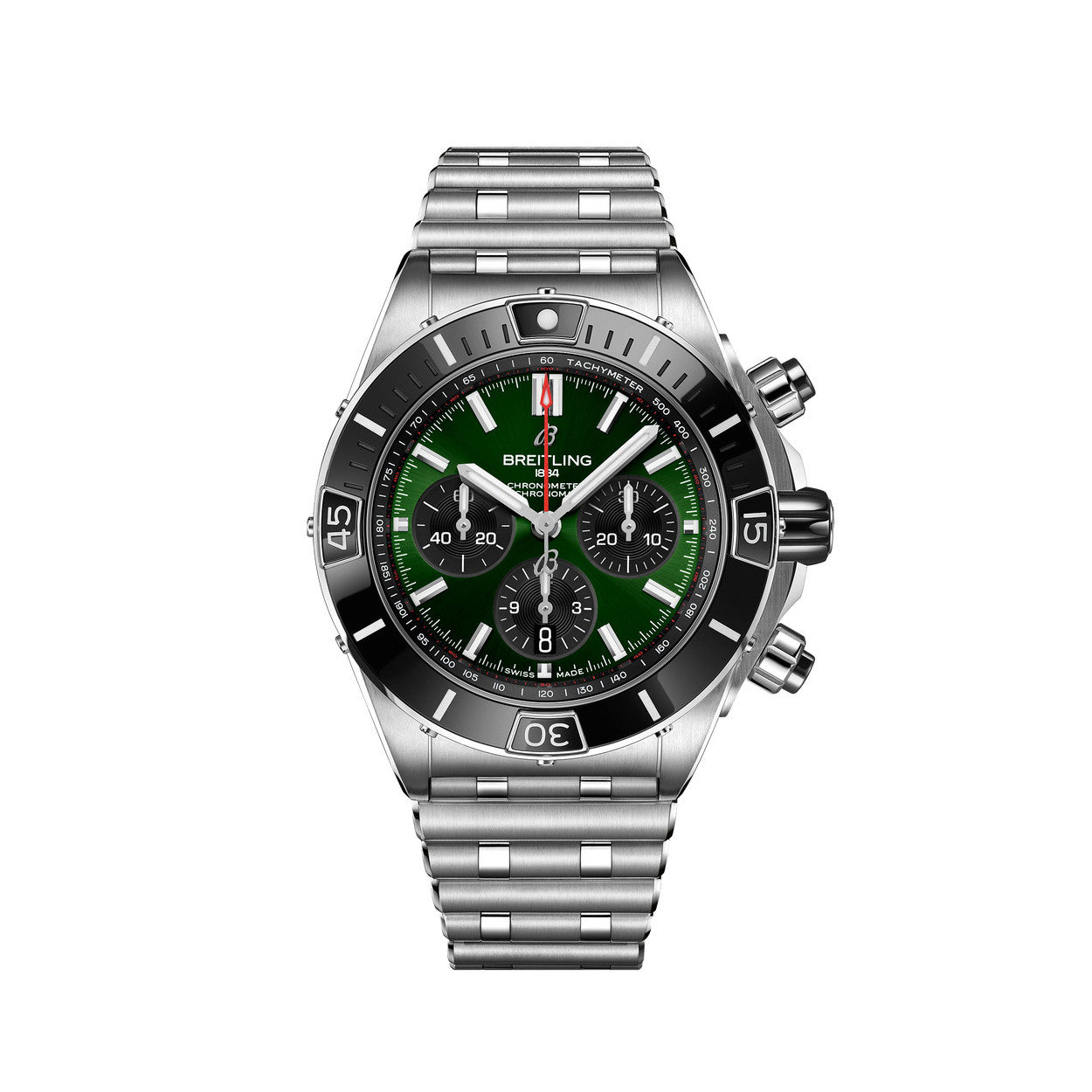 Breitling Mechanical Watches With Steel Bracelet Watch #96674