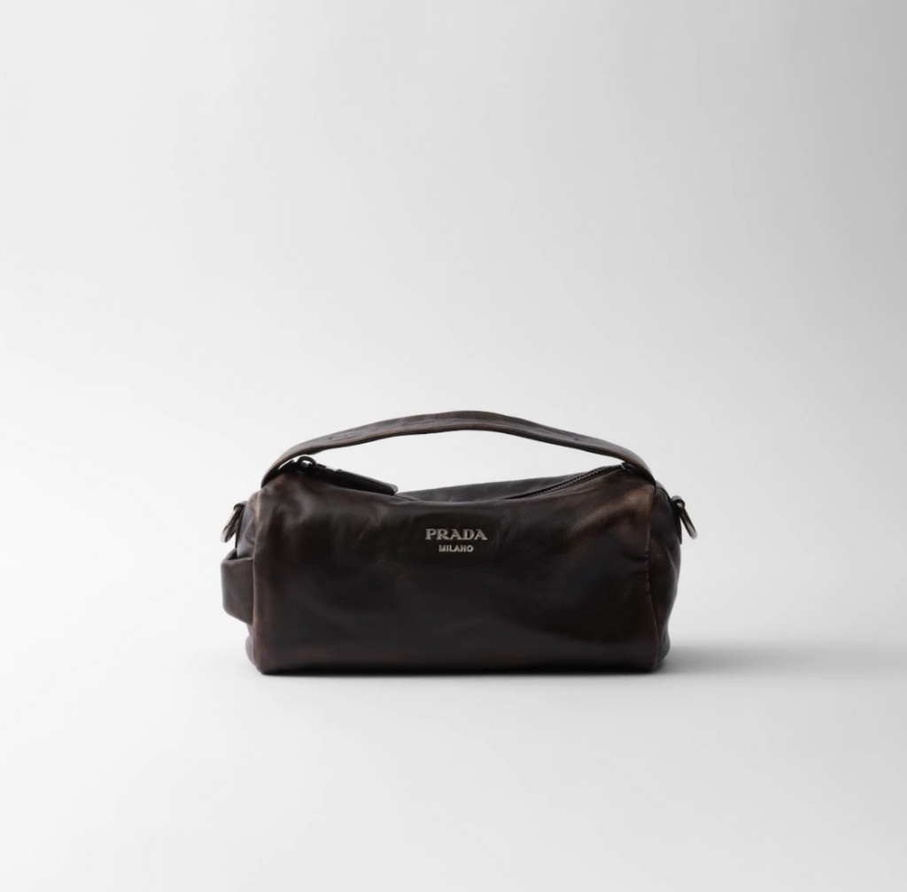 Prada runway collection Cylinder bag Leather Shoulder Bags  #193912