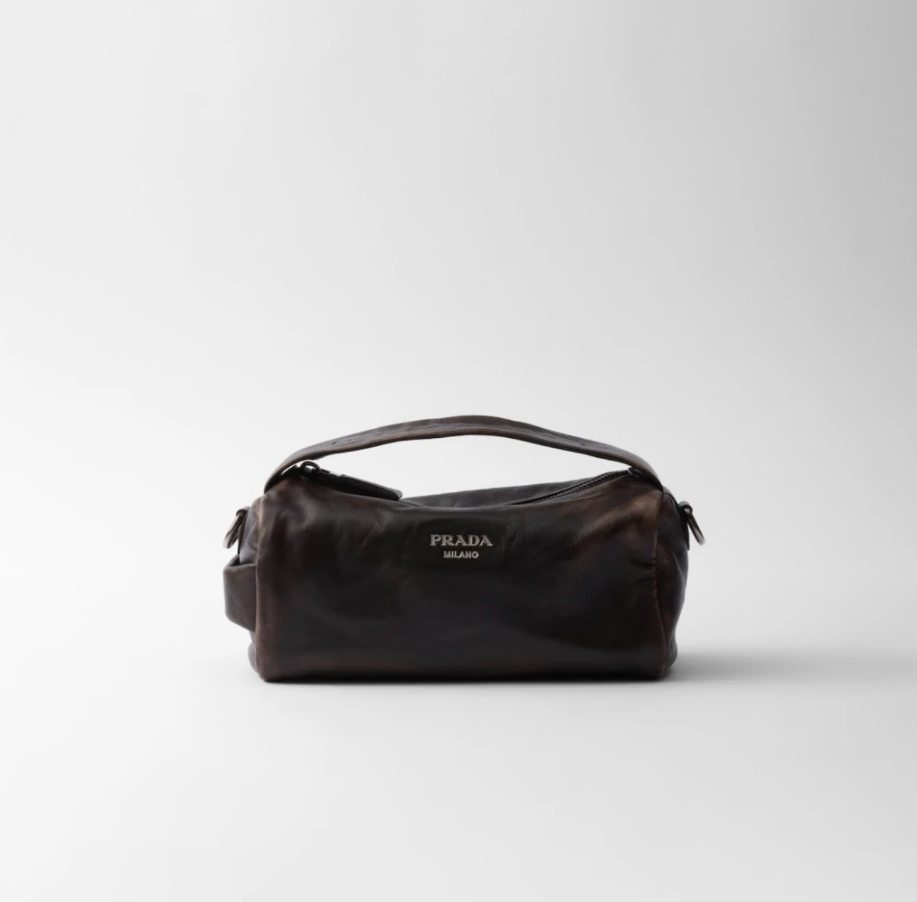 Prada runway collection Cylinder bag Leather Shoulder Bags  #193912