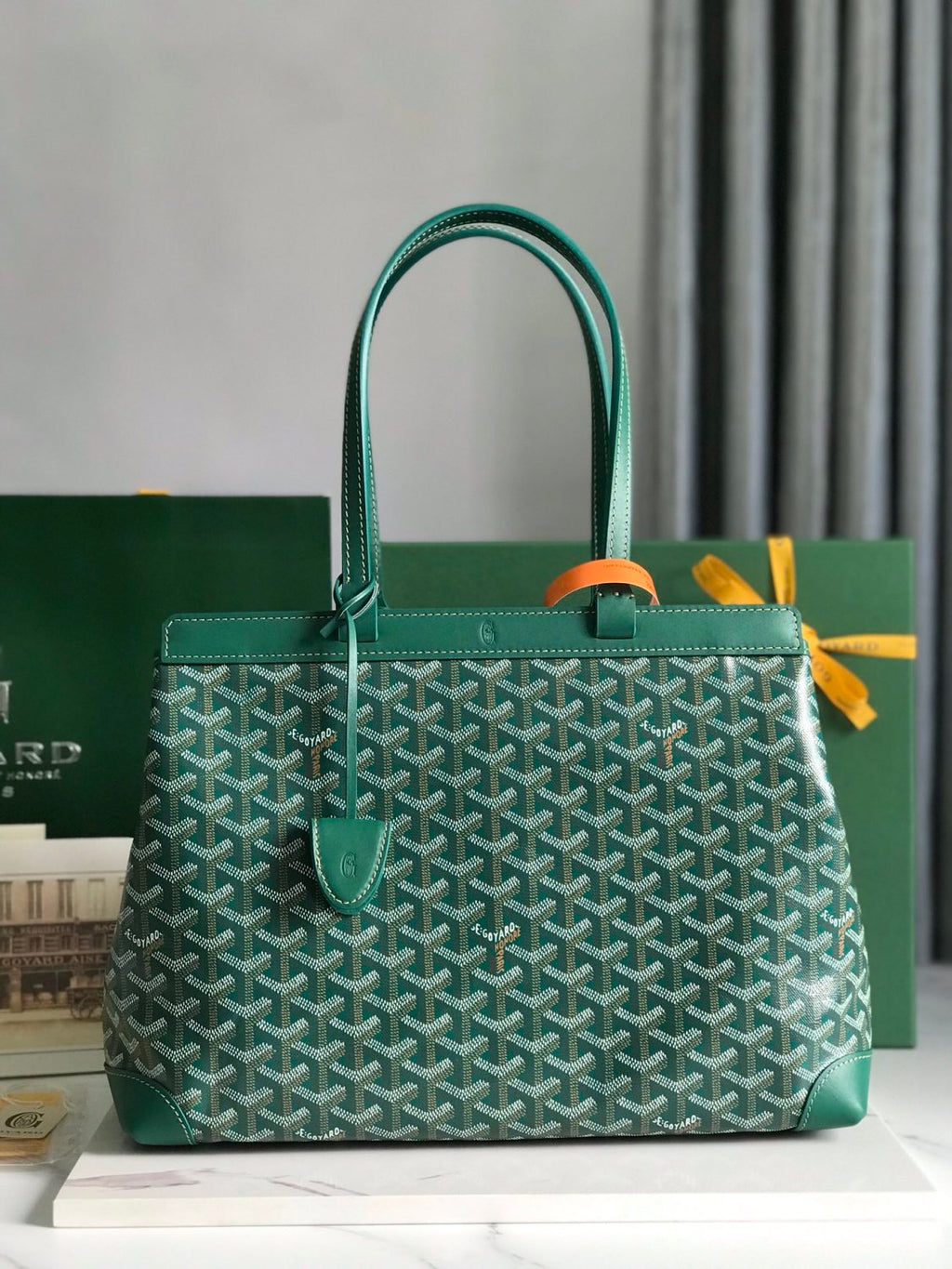 Goyard Bellechasse Biaude Small Tote Bag Commuter Series Everyday And Business Commuting Handbag/shoulder Bag Sandstone Y-shaped Graffiti Bag Bags #196803