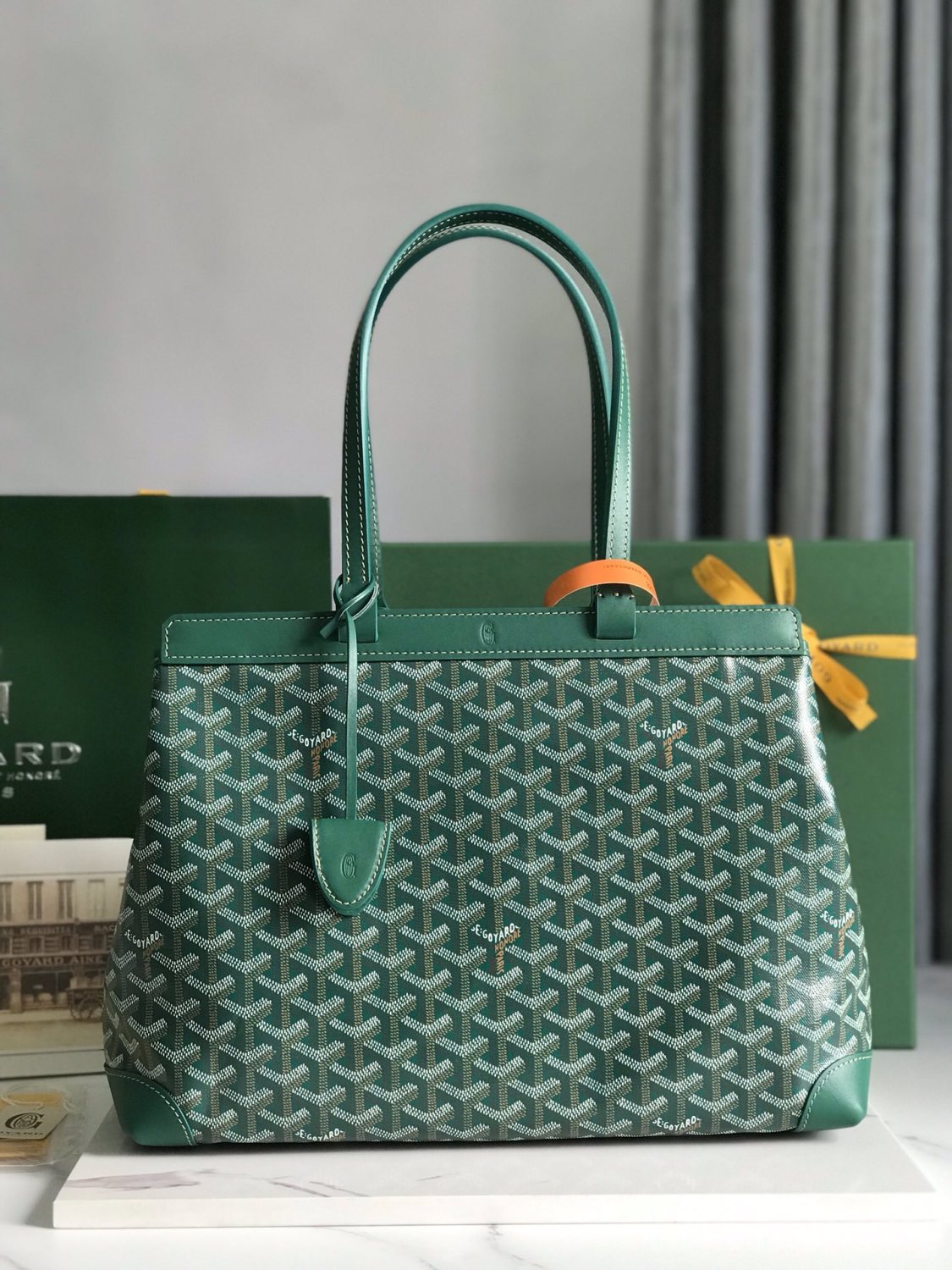 Goyard Bellechasse Biaude Small Tote Bag Commuter Series Everyday And Business Commuting Handbag/shoulder Bag Sandstone Y-shaped Graffiti Bag Bags #196803