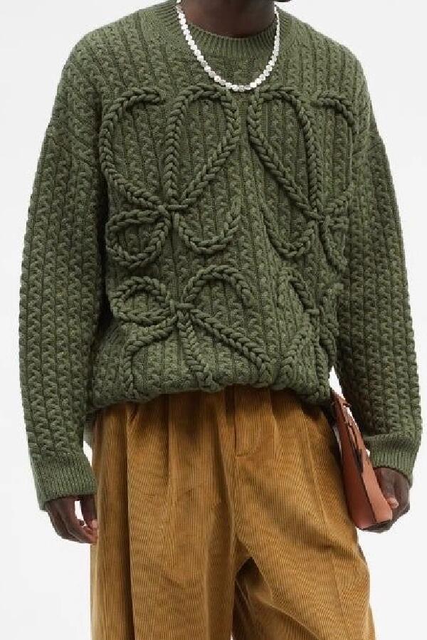 Loewe Knitted Wool Sweater #333908